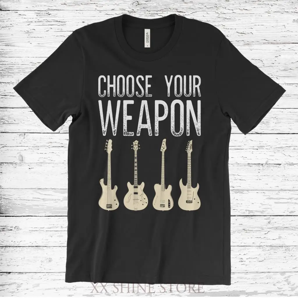 

Choose your weapon guitar mens t-shirt funny guitar shirt guitar t shirt guitar t-shirt guitar tshirt vintage guitar shirt