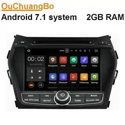 Ouchuangbo android 7,1 система стерео gps подходит для hyundai IX45 с радио Wi-Fi Bluetooth 1080 P Зеркало Ссылка 2 г Оперативная память