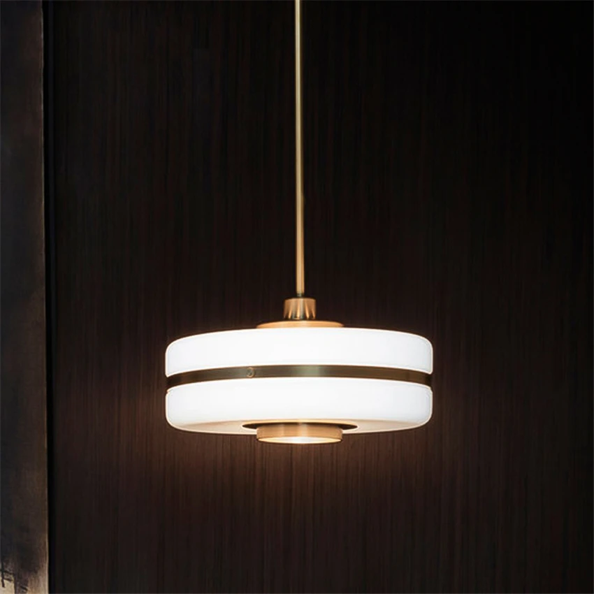  Modern Acrylic LED Pendant Lights Nordic Gold Led Hanging Lamp for Living Room Kitchen Home Fixture - 32929617838