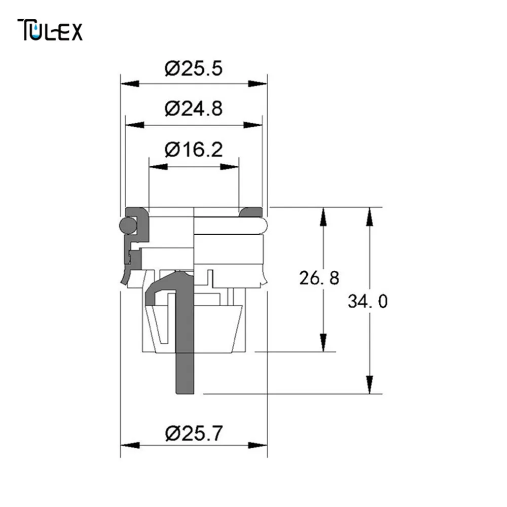 TULEX 15 мм-50 мм водопроводный обратный клапан для душевой головки, соединительный клапан, аксессуар для ванной комнаты, односторонний водоконтроль OV15-50