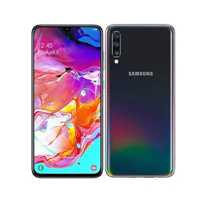 Мобильный телефон samsung Galaxy A70 на весь экран 6,7 дюймов 8 Гб 128 ГБ Восьмиядерный 4500 мАч супер быстрая зарядка 4G мобильный телефон