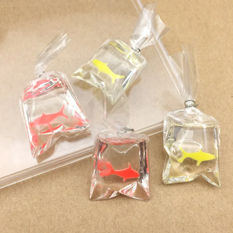 10pcs 25x45mm fish charm resin charm for jewelry making fashion charm earring pendant fashion charms