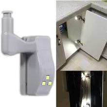Hinge Light Closet Cabinet Wardrobe Light Furniture Hardware Smart LED Night Light Lamp Sensor Lamp DC12V Warm White/Pure White