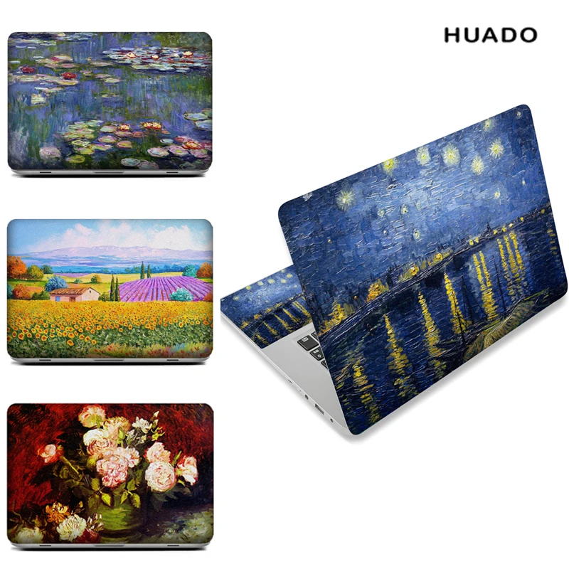 Laptop Skin Decal Sticker Cover PVC Notebook Reusable vinyl sticker for Macbook/ Lenovo/ hp/ asus/ acer/xiaomi