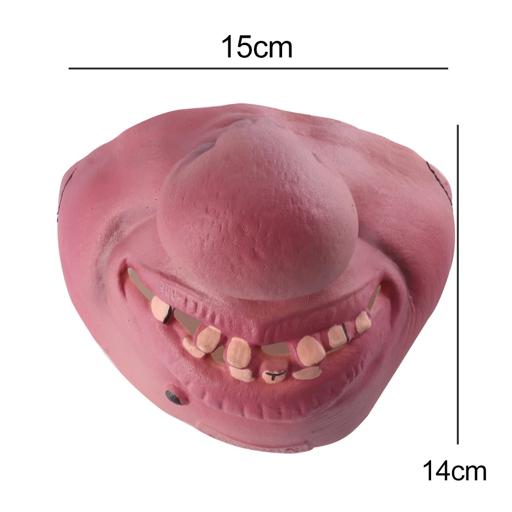 Забавные взрослые Вечерние Маски латексный клоун Косплей Половина лица ужасный страшный маскарадные маски украшение на празднование хэллоуина хэллоуин