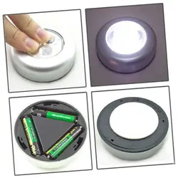 3 светодиоды на батарейках питание палка кран тронутый свет лампы украшения для дома QP2