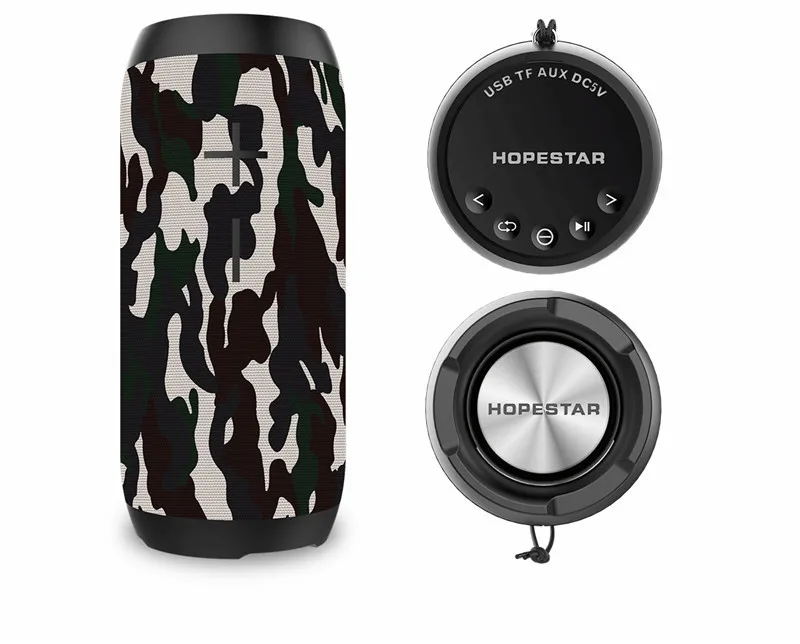 HOPESTAR P7 EStgoSZ Bluetooth динамик беспроводной Водонепроницаемый IPX6 Колонка коробка бас мини сабвуфер Портативный с TF карта USB FM микрофон