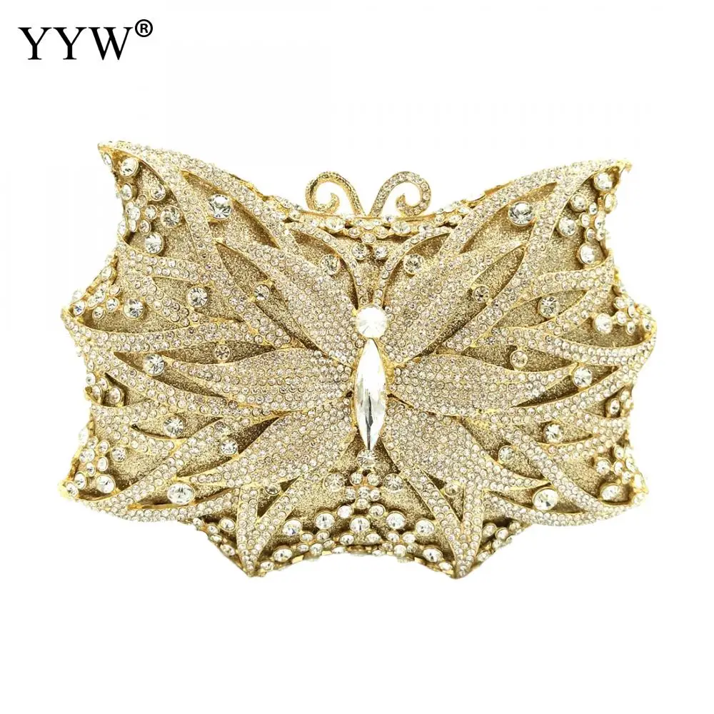 

Butterfly Pattern Evening party bags Clutch Bag Messenger Crossbody bag Women Rhinestone Mini Fashion Heart Pattern Shoulder