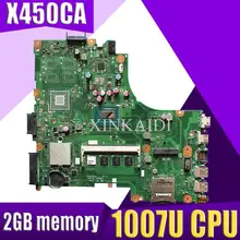 Материнская плата XinKaidi для Asus X450CC X450CA с процессором 1007U 2 Гб памяти