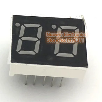 

10pcs 7 segment common Cathode 2 Bit digital Tube 0.4" 0.4in. Red LED Display 7 segmentos LED Digital tube