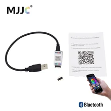 USB RGB контроллер Bluetooth светодиодный контроллер DC 5 В 6A светодиодный светильник мини музыкальный контроллер беспроводной Android IOS App