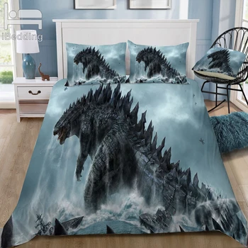 

Cute Big Dinosaur 3D Bedding Set Printed Duvet Cover Set Queen King Twin Size