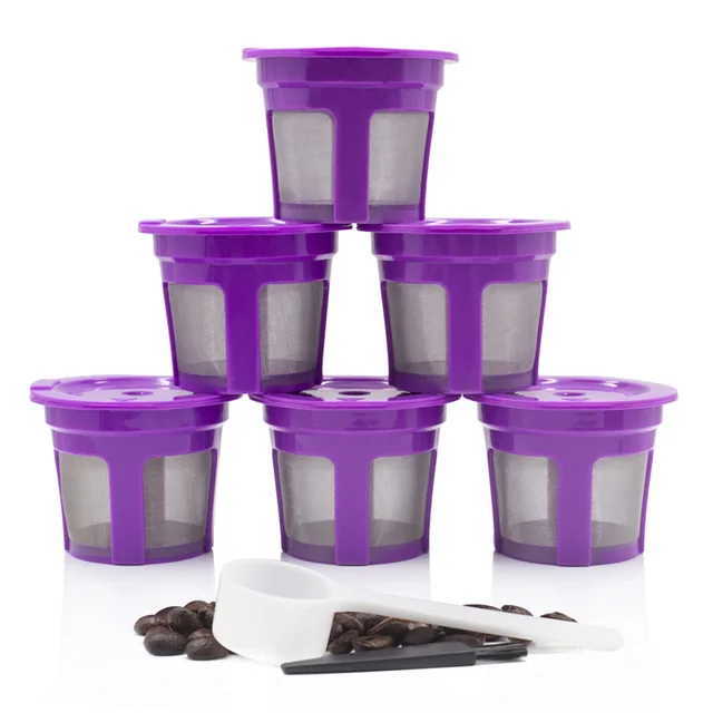 Cheap 6 Pcs Hot Reusable K-Cup Coffee Filters Universal Stainless Mesh Replacement for Keurig 2.0 Classic 1.0 FP8 JY04 Cheap 6 Pcs Hot Reusable K-Cup Coffee Filters Universal Stainless Mesh Replacement for Keurig 2.0 Classic 1.0 FP8 JY04