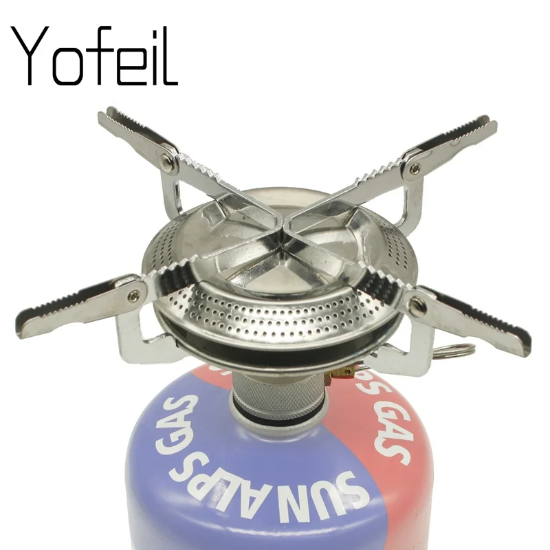 Portable Outdoor Camping Cooking Ultra Light Gas Stove Bbq Picnic