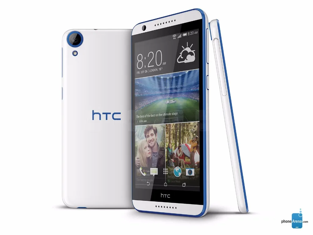 Разблокированный htc Desire 820 Dual SIM Otca Core Android телефон Dual 4G LTE 5," 1270*720 13 МП камера 16 Гб Мобильный телефон Смартфон