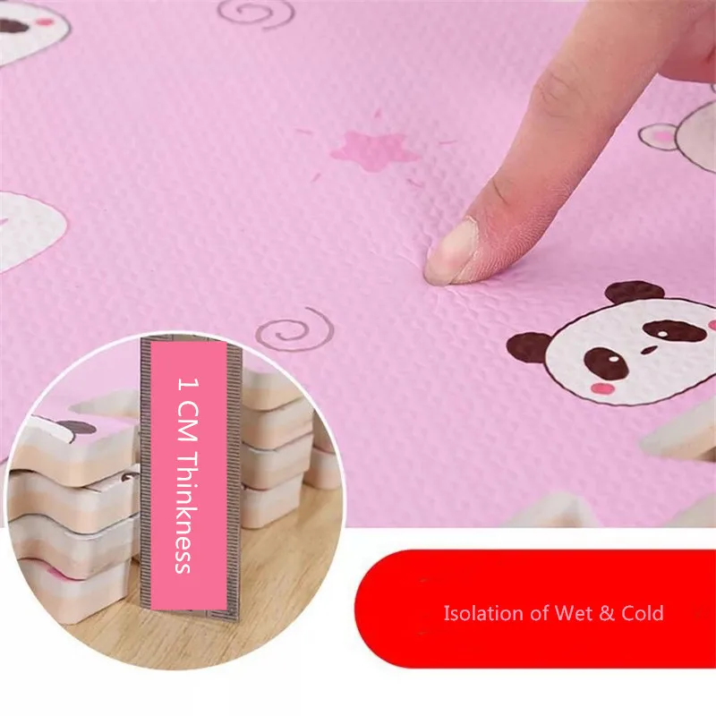 EVA Foam Children s Mat Split Joint Baby Play Mat Puzzle Cartoon Panda Patterns Soft Floor 3