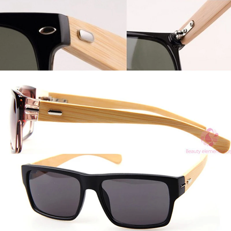 

2019 fashion bamboo sunglasses men women ourdoor vintage sunglasses summer retro Drive cool wooden glasses eyewear