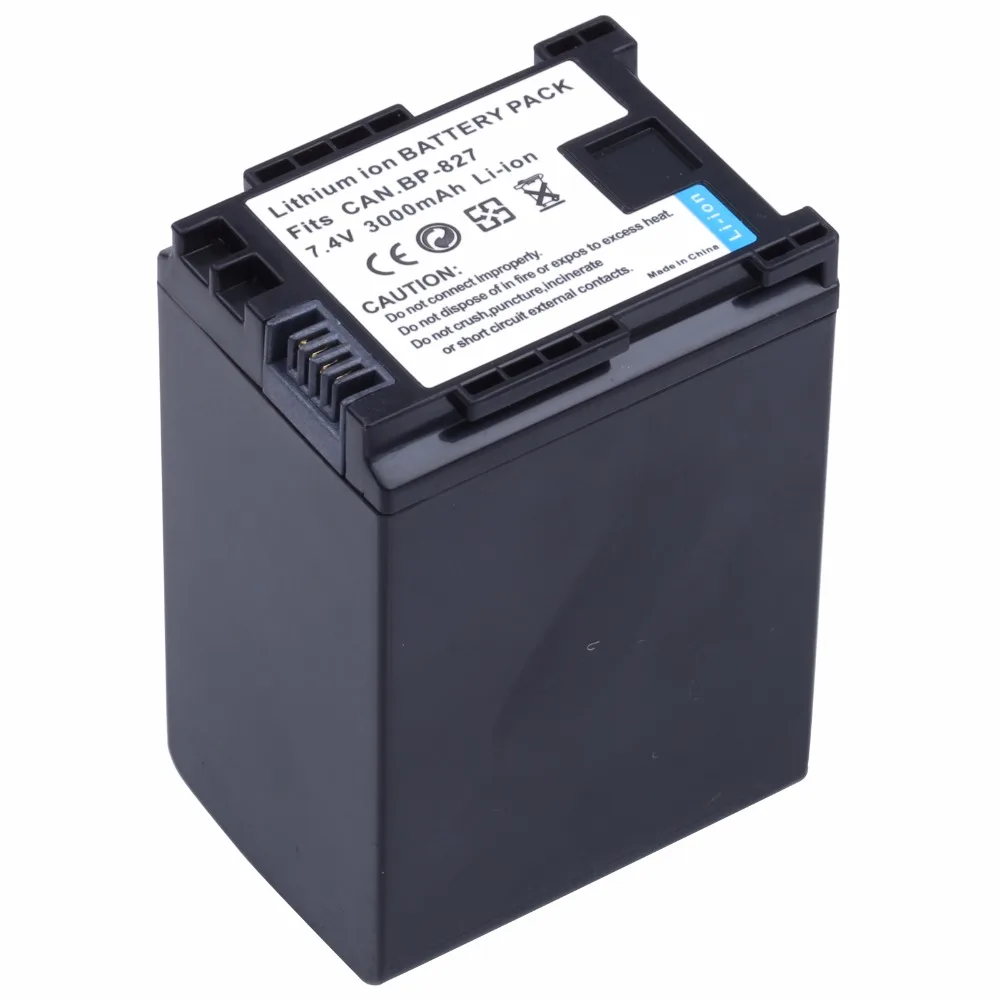 Probty Bp-827 Bp 827 Batteria Per Canon Hf10 Hf11 Hf100 Hf20 Hf200 Hf S10 S11 S100 S20 S21 S200 S30 G10 Fotocamera Digitale