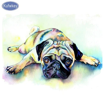 

5D Diy diamond painting diamond embroidery pet rhinestone painting mosaic art and crafts pug,dog cross stitch wedding decoration