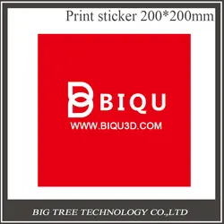 Bigtree Tech 1 шт. 200*200 мм красные, черные PC Heatbed Стикеры художник печати кровать Клейкие ленты принт сборки плиты Клейкие ленты для 3D-принтеры