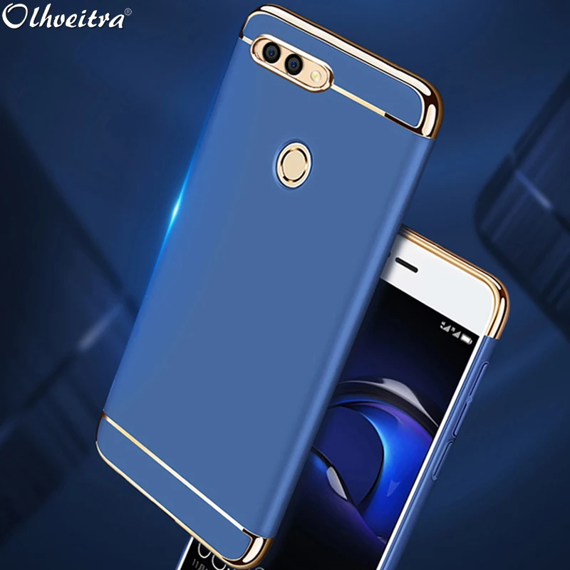 

Original Back Cover For Huawei Enjoy 8 Plus Y9 2018 Case 3 in 1 Protection Hard PC Hybrid Phone Case For Huawei Y9 2018 Fundas
