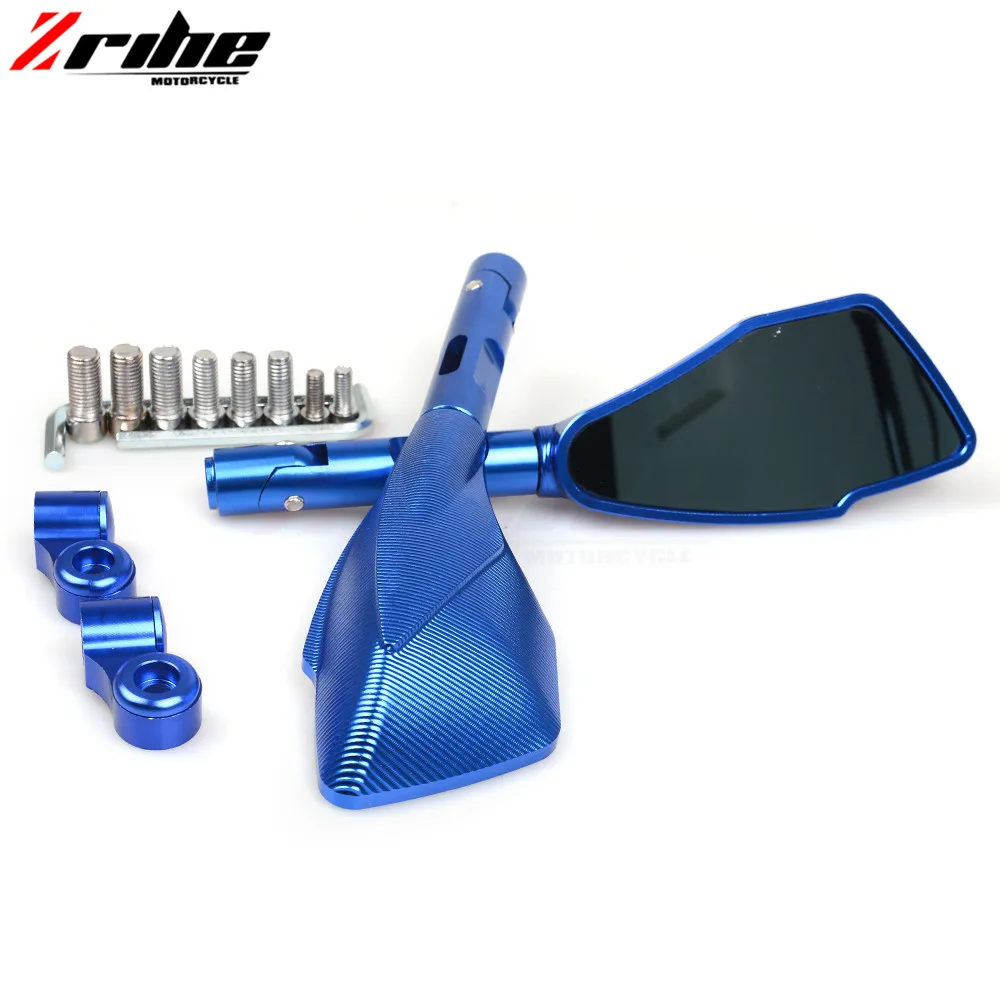 FOR 1Pair Universal Motorcycle Backup Rearview Mirrors accessories Rear