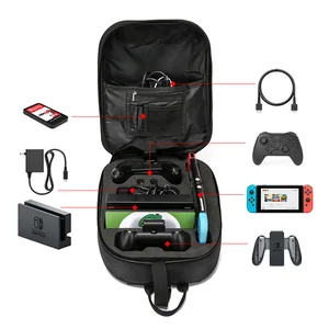 Image 5 - Hard Shell Storage Backpack Shoulder Bag for Nintend Switch Console Case Nitendos Carrying Case for Nintendo Switch Accessories