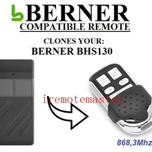 BERNER BHS130 Замена Двери Гаража Пульт дистанционного управления