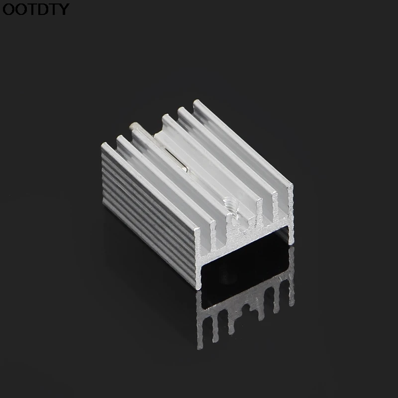 10Pcs Aluminum Heatsink Transistor Radiator With Needle for Transistors TO-220 #L059# new hot цена 10Pcs Aluminum Heatsink Transistor Radiator With Needle for Transistors TO-220 #L059# new hot цены онлайн
