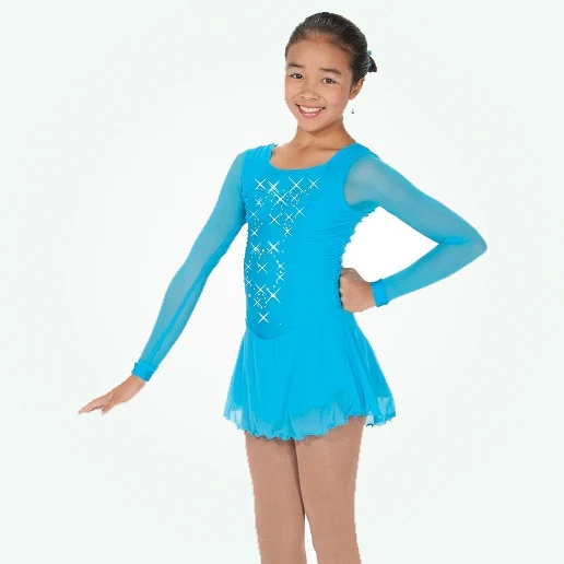 

Free shippingSkybluebaton twirling ice skating dance majorette outfitSD38