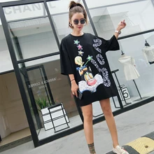 Весна-лето, модная женская футболка с коротким рукавом и принтом кофейного кота