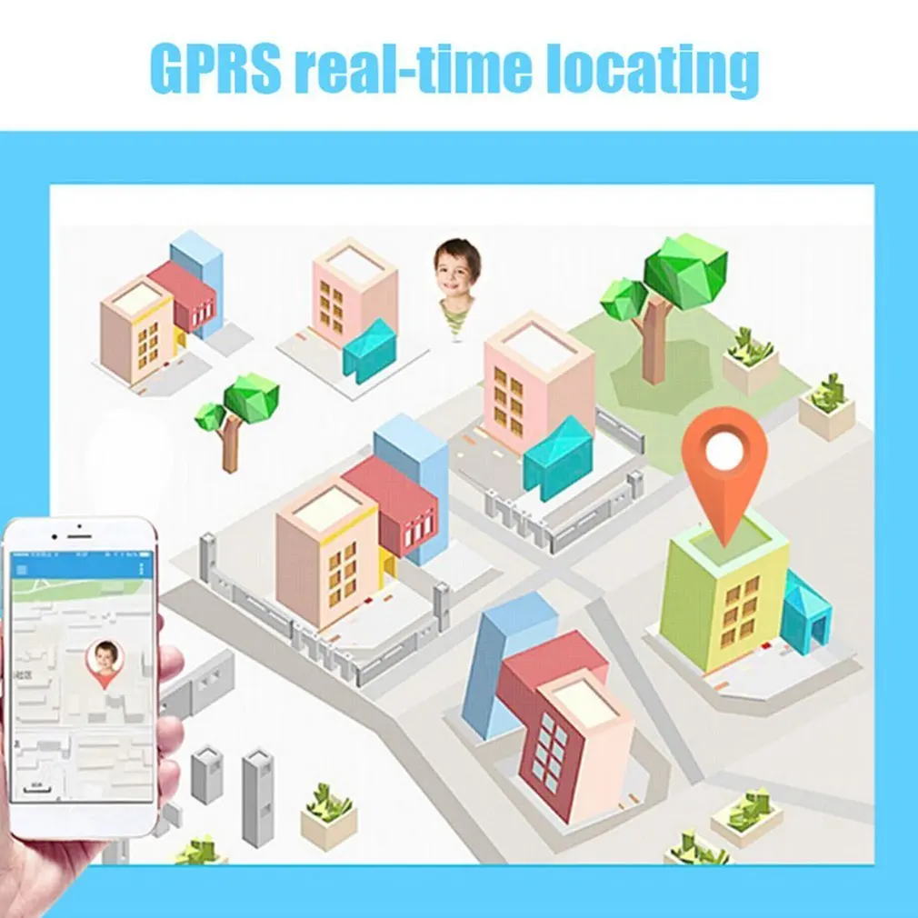 Q18 Smart Watch 1.44'' Touch Screen GPRS SOS Call GPRS LBS Location Device Anti Lost Tracker Fashion Children Watch