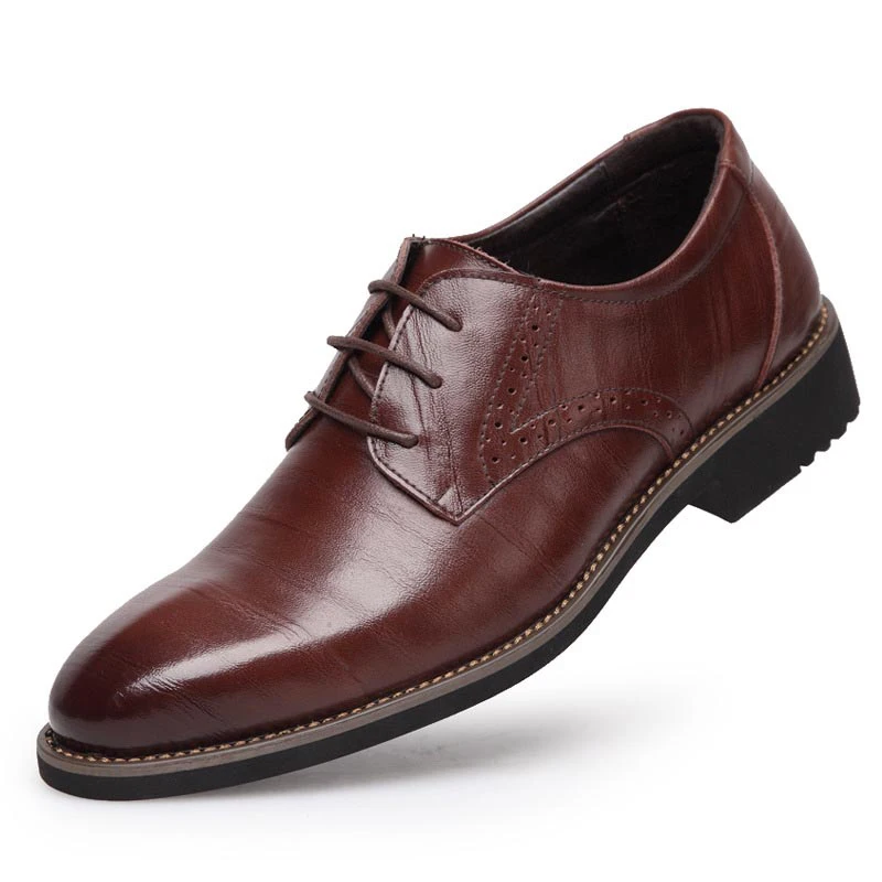 blue Qualité Mode D'affaires Black Lace Split Casual yellow Xmp367 Tangnest brown Cuir En Hommes Homme up Appartements Oxford Chaussures De 2018 Bullock Brown Haute HqtYRv
