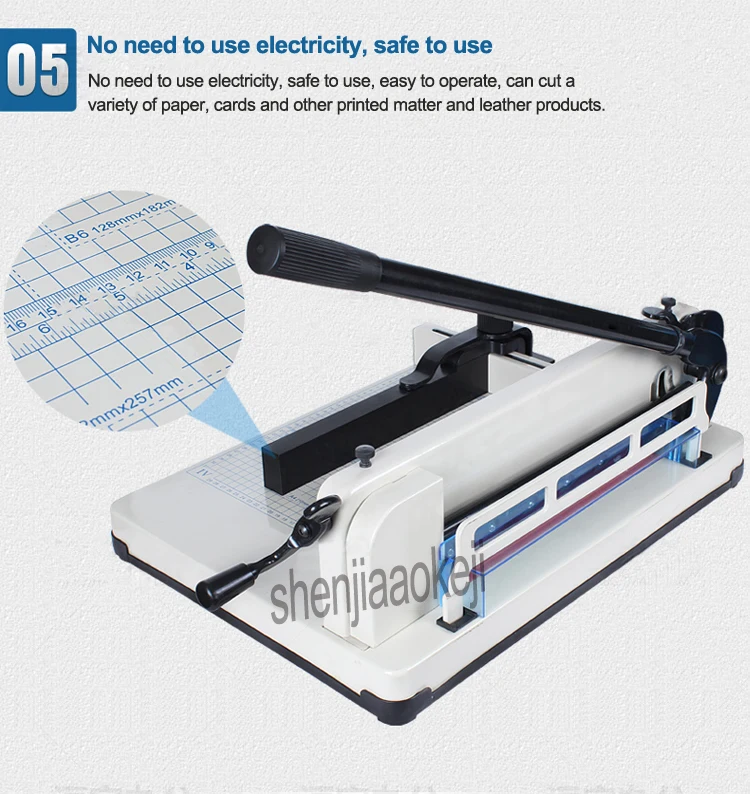 Руководство A4 резак бумаги Максимальная толщина резки 40 мм машина для скрапбукинга резки бумаги офисного оборудования 1 шт