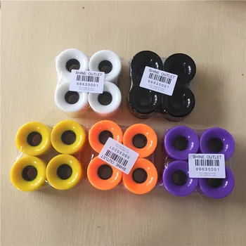 

4PCS/Set 60x45mm Blank Longboard Skateboard Wheels 80A Fruit Solid Color PU Cruiser Board Wheels