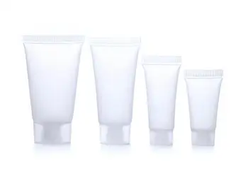 

20pcs/lot 5ml 10ml 15ml 20ml 30ml Clear Plastic Soft Tubes Empty Cosmetic Cream Emulsion Lotion Packaging Containers