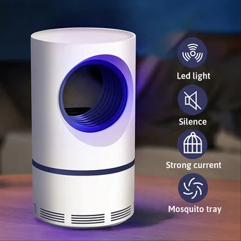 

Led Mosquito Killer Lamp UV Night Light USB Insect Killer Bug Zapper Photocatalyst Mosquito Trap Lantern Indoor Repellent Lamp
