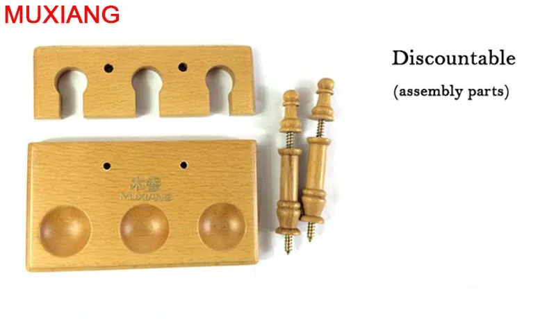 6 upright wooden 3 pipe racks