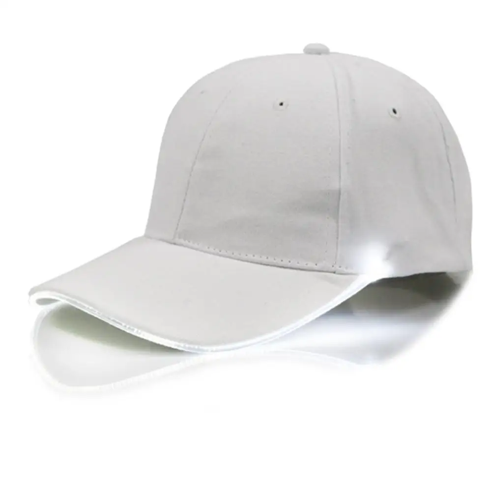 Новая модная кепка-бейсболка, кепка s, хип-хоп кепка, волоконно-оптическая светящаяся шляпа, светящаяся, светодиодный, волоконно-оптическая, светящаяся, регулируемая, унисекс, солнцезащитная Кепка - Цвет: 15