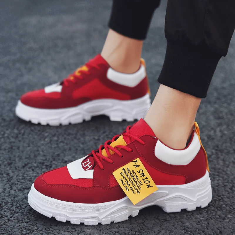 

Male Breathable Comfortable Casual Shoes Fashion Men Canvas Shoes Lace up Wear-resistant Men Sneakers zapatillas deportiva