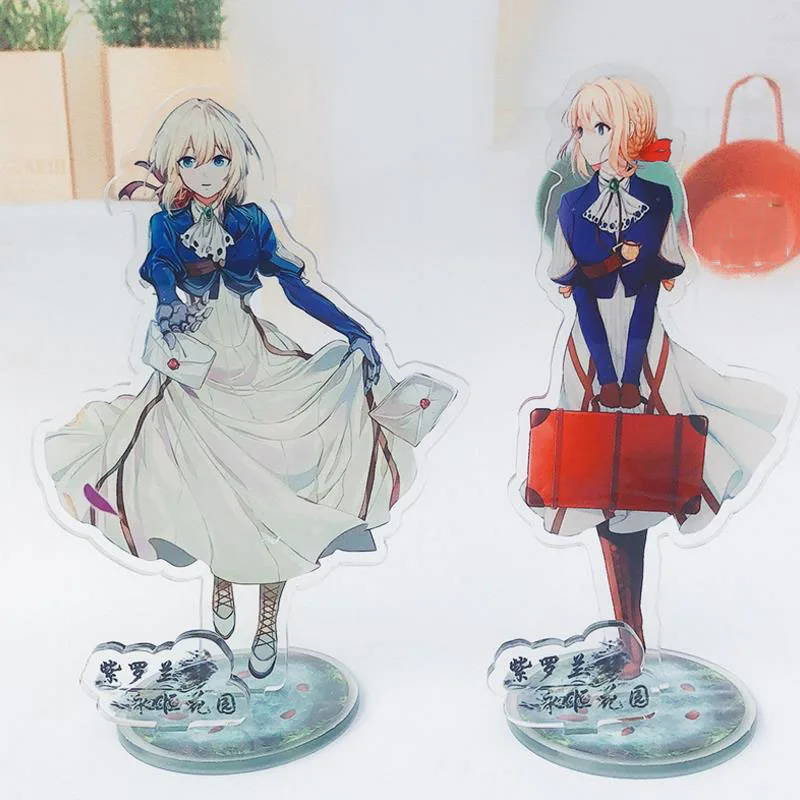 

1 Pc new Kawaii Anime Violet Evergarden Acrylic Stand Model Toys Action Figure Pendant Toy Gift