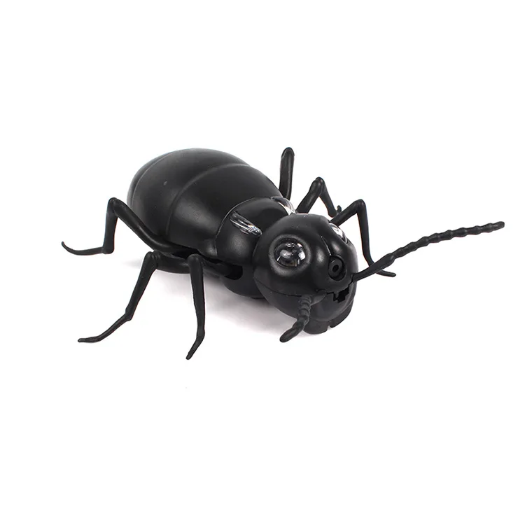 Радиоуправляемые Игрушки радиоуправляемые животные Новинка приколы дистанционное управление муравьи тараканы пауки ползающие насекомые Хэллоуин Ужасы розыгрыши - Цвет: Зеленый