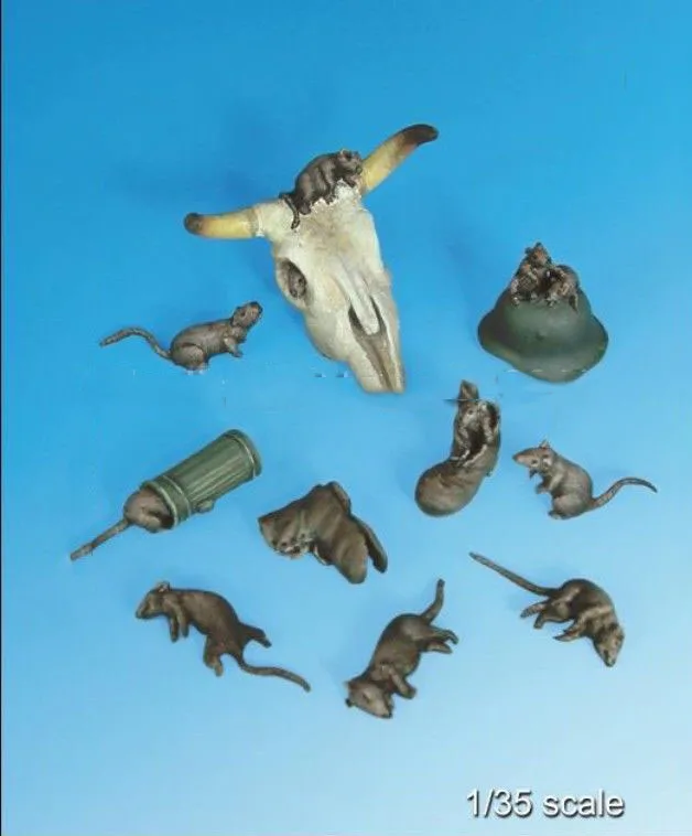 

1/35 Scale Unpainted Resin Animals-Mouse