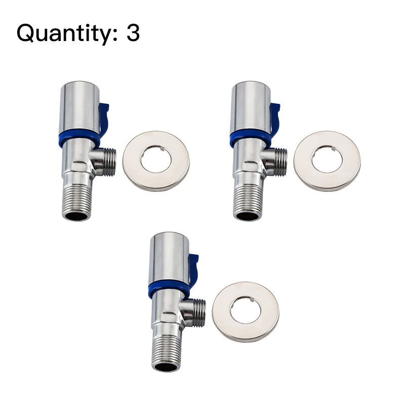 Frap Универсальный треугольный клапан угловой клапан аксессуары для ванной комнаты гальванические заправочные клапаны для водонагревателя туалета F7303 - Цвет: F7303-3