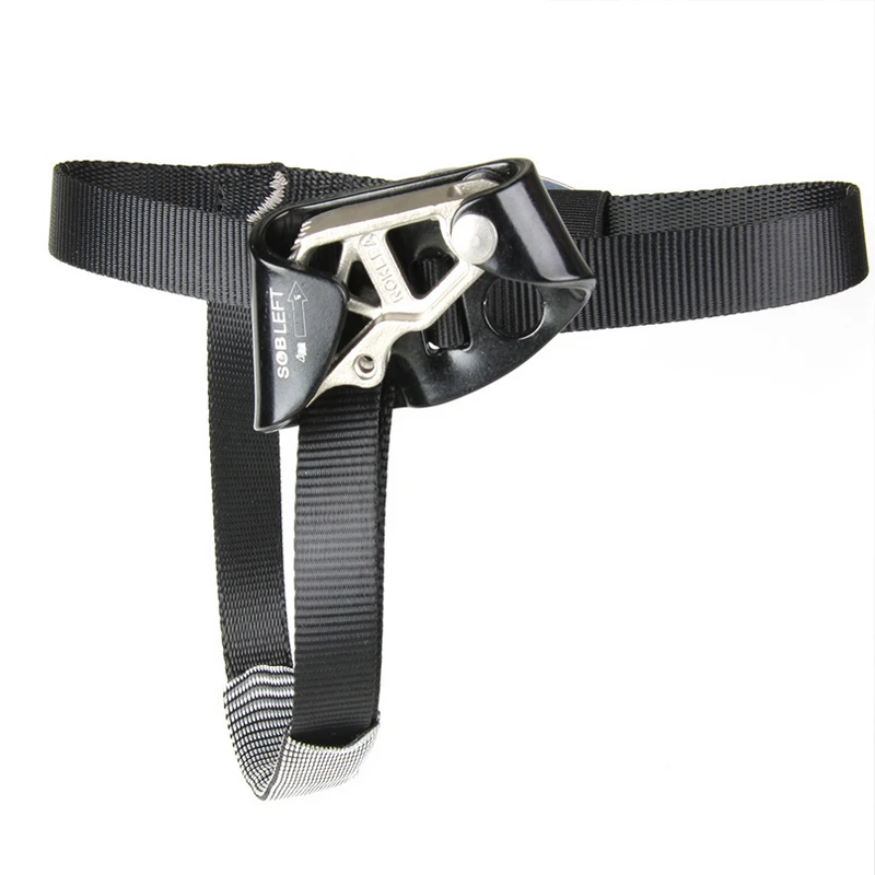 Left Foot Ascender Riser Rock Climbing Mountaineering Equipment Gear Max Load: 100kg CE Certificated