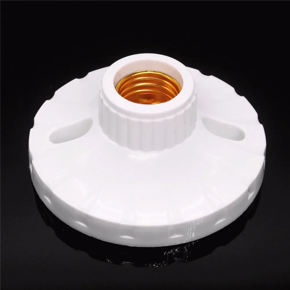 Buy E27 Socket Round Base Screw Light Bulb Lamp Bases