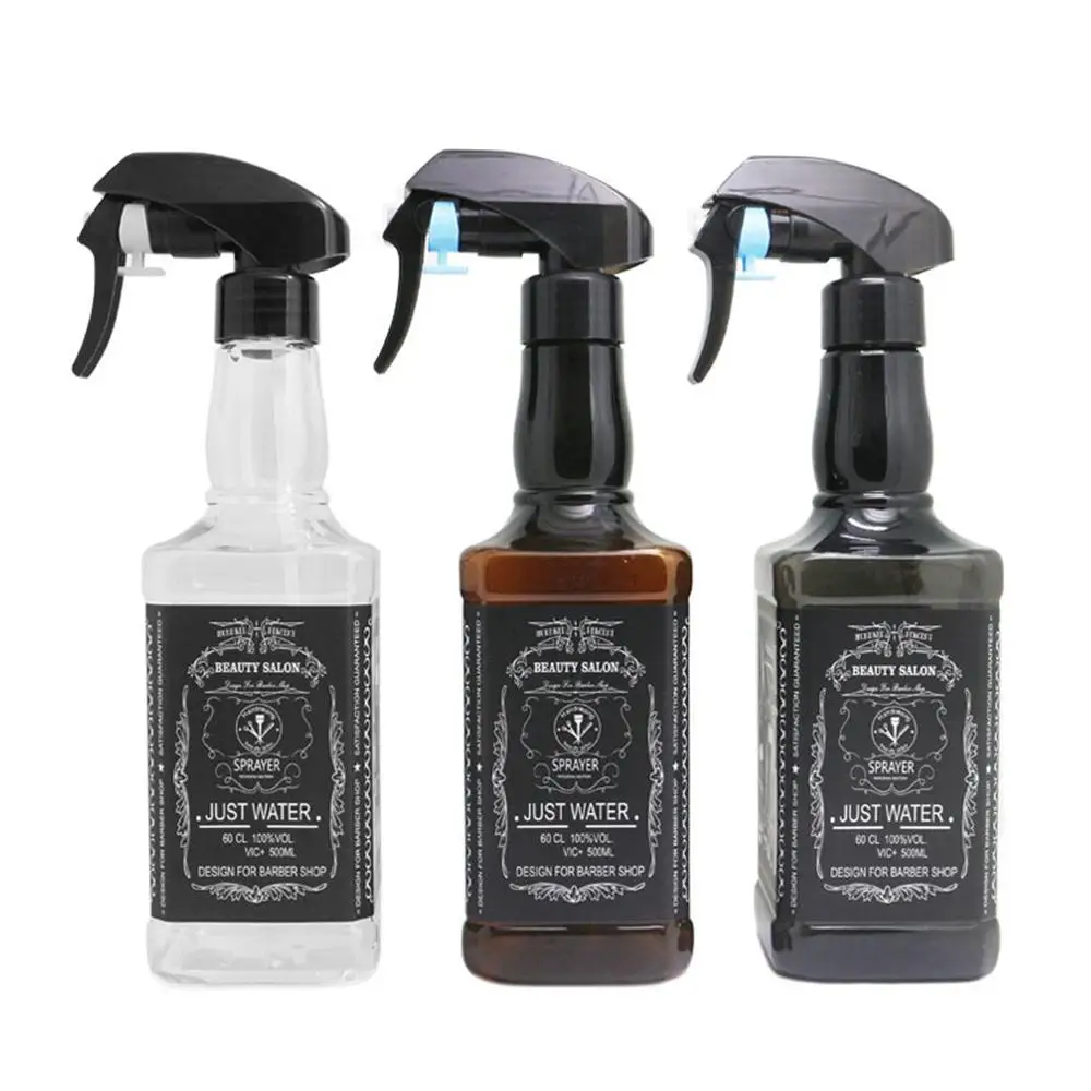 

500ML Travel Bottles Empty Plastic Spray Bottle Portable Makeup Moisture Sprayer Mist Atomizer Salon Barber Hairdressing Tools