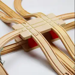 TTC51 H-BRIDGE деревянный трек игрушка поезд сцена трек аксессуары BRIO игрушечная машинка-грузовик локомотив двигатель железнодорожные игрушки