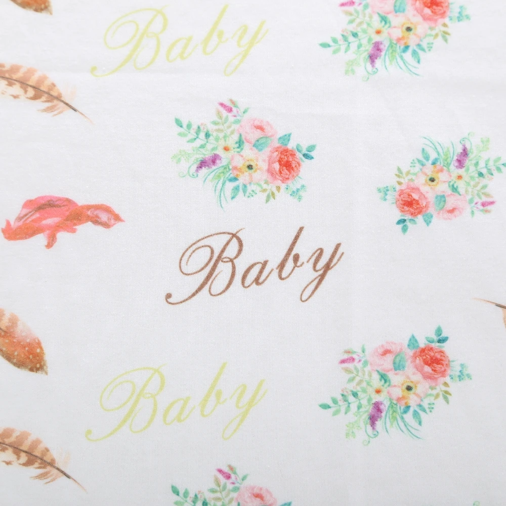 Новорожденных Дети ребенка пеленать муслиновое одеяло всесезонные новейшие печатные