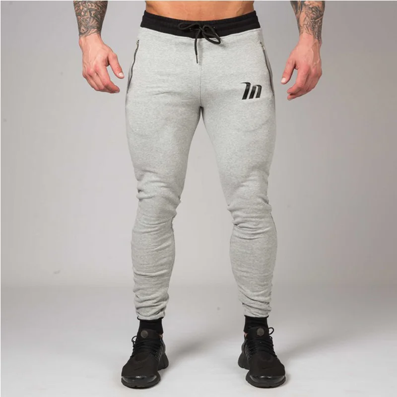 SJ новые высококачественные Jogger брюки для мужчин фитнес бодибилдинг спортзал брюки для Одежда для бега осенние брюки